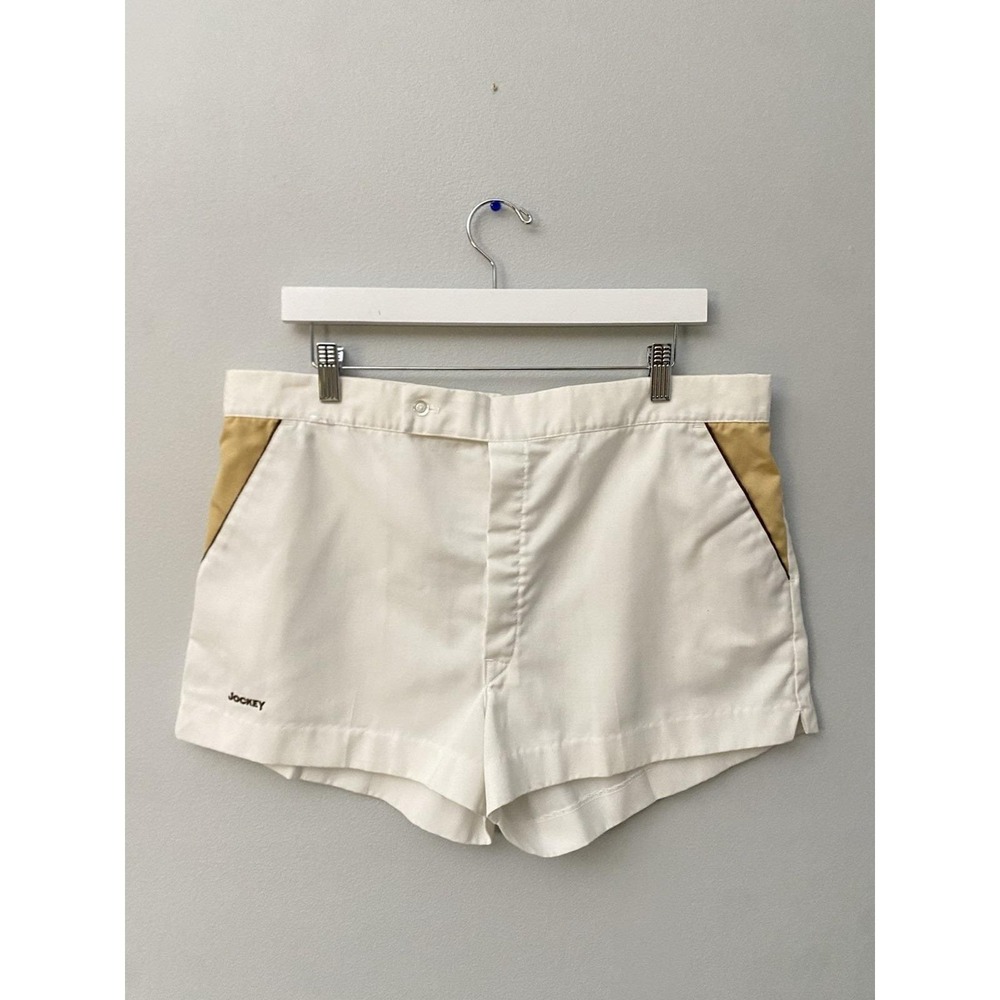 Vintage Jockey Mens Tenniswear Shorts 38 Alexander Shields Active Thigh Meat
